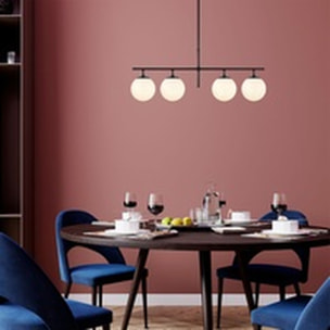 Lámpara de techo - Negro, 81x15x36