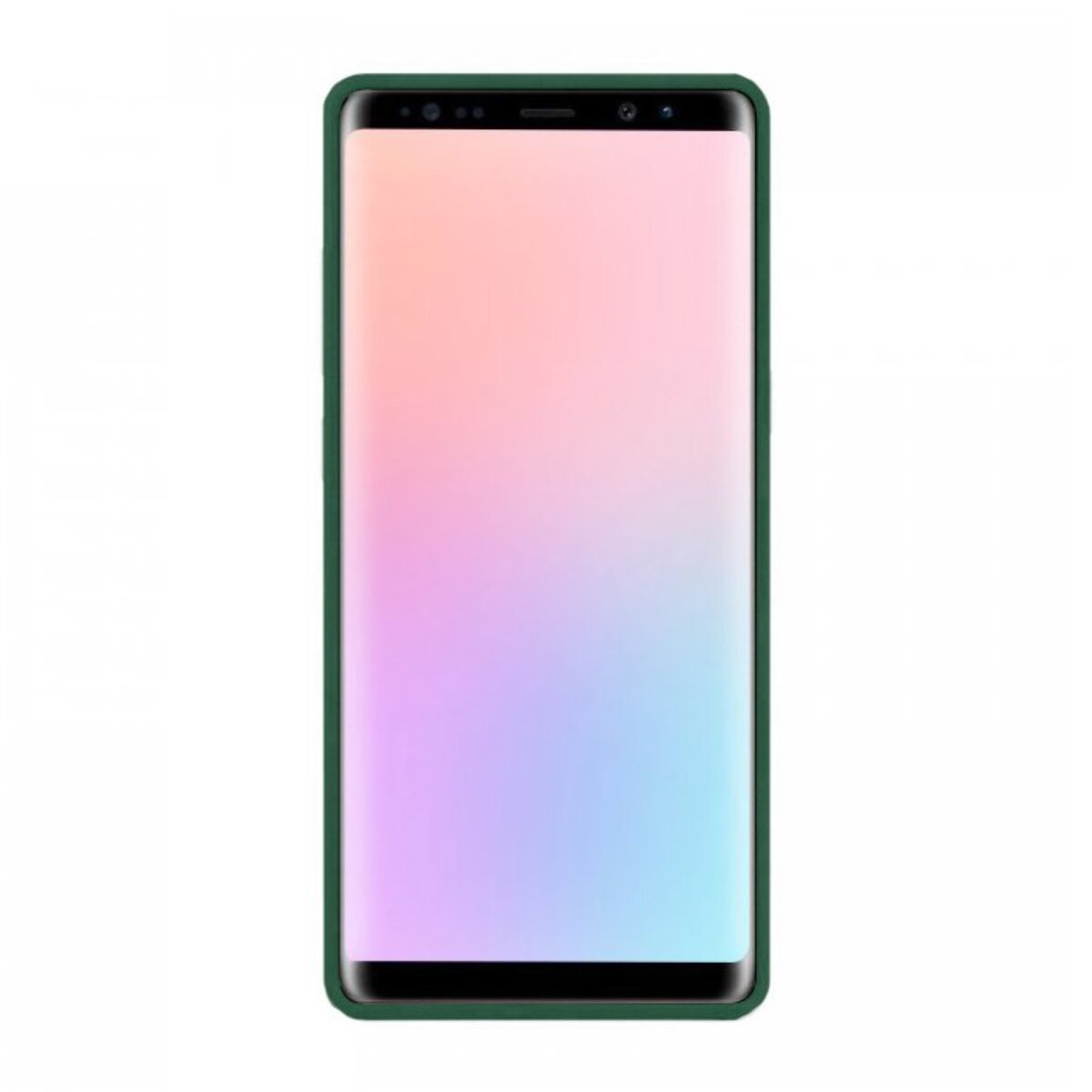 Coque Samsung Galaxy S10 Silicone liquide Vert Foret + 2 Vitres en Verre trempé Protection écran Antichocs