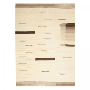 Authentique Tapis d'Orient kilim fait main en laine F