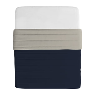 TRAPUNTINO ESTIVO BASIC MATRIMONIALE, TINTA UNITA DOUBLEFACE