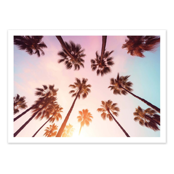 Affiche - Beverly Hills Sunset Palms - Philippe Hugonnard