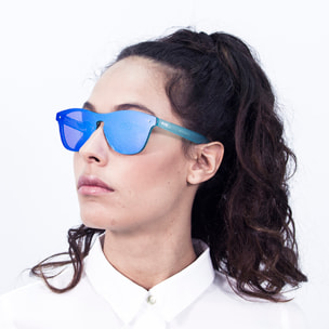 Gafas de sol OCEAN SOCOA - Transparente azul cielo mate / Plana revo azul cielo
