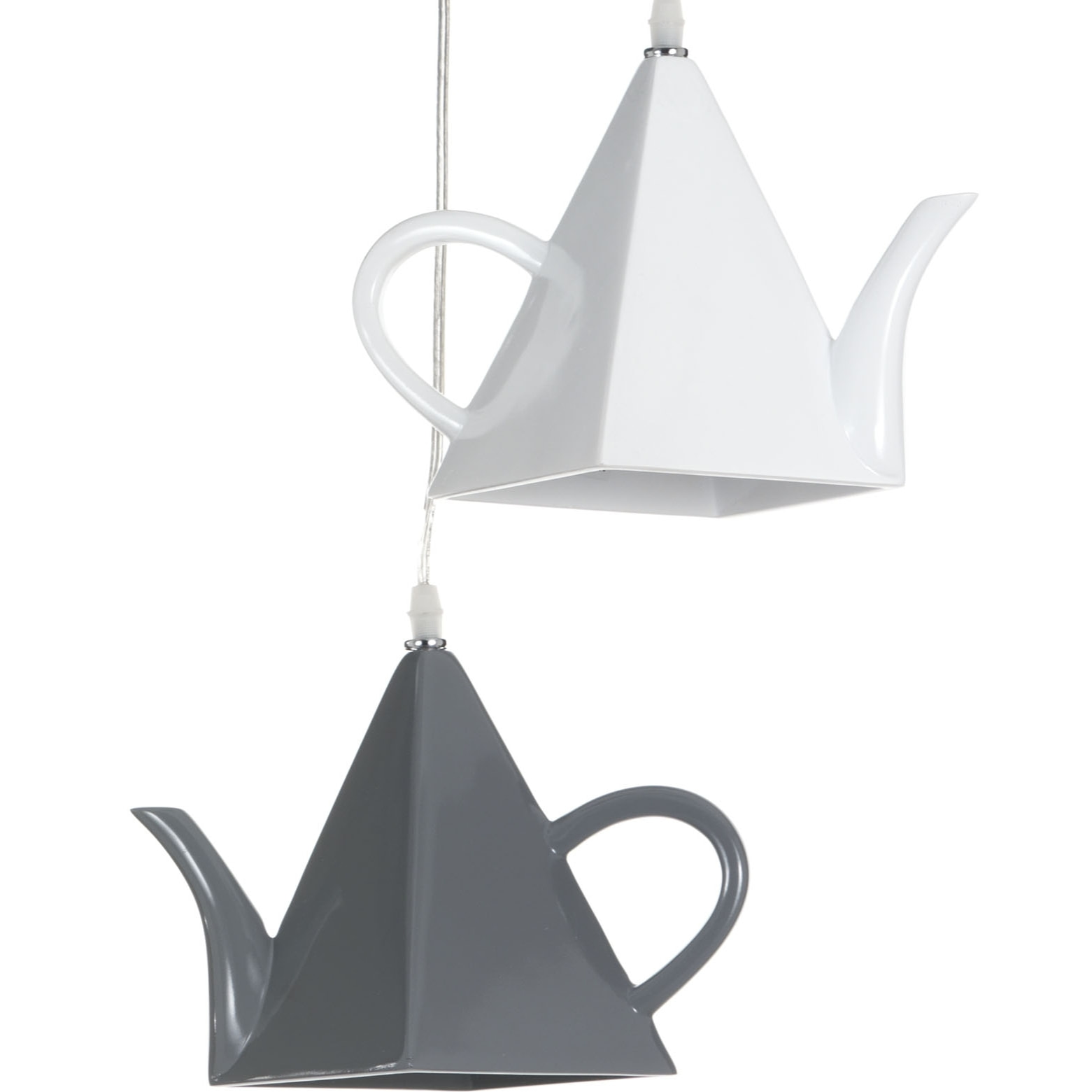 Suspension Tomasucci POT, en résine et acier