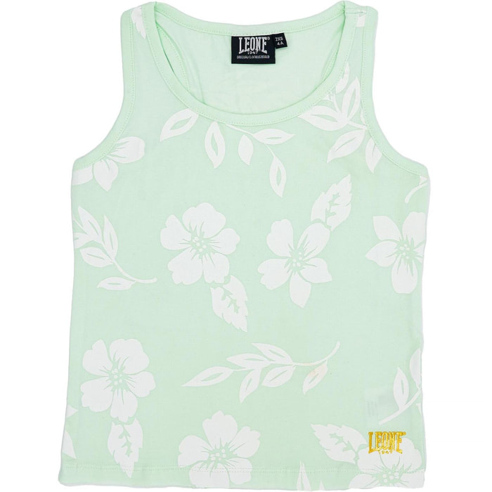 Camiseta de manga corta de niña con logo pequeño foil