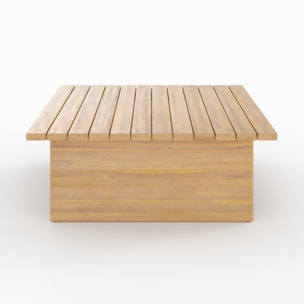 Table basse de jardin en bois d'acacia - Seya
