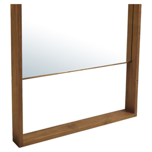 SIXTINE - Miroir 70x210cm en bois de teck recyclé