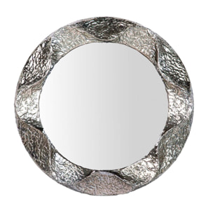 Espejo Metal Plateado 104x7x104 Cm