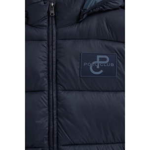 Gilet ultralight blu marino con logo Polo Club