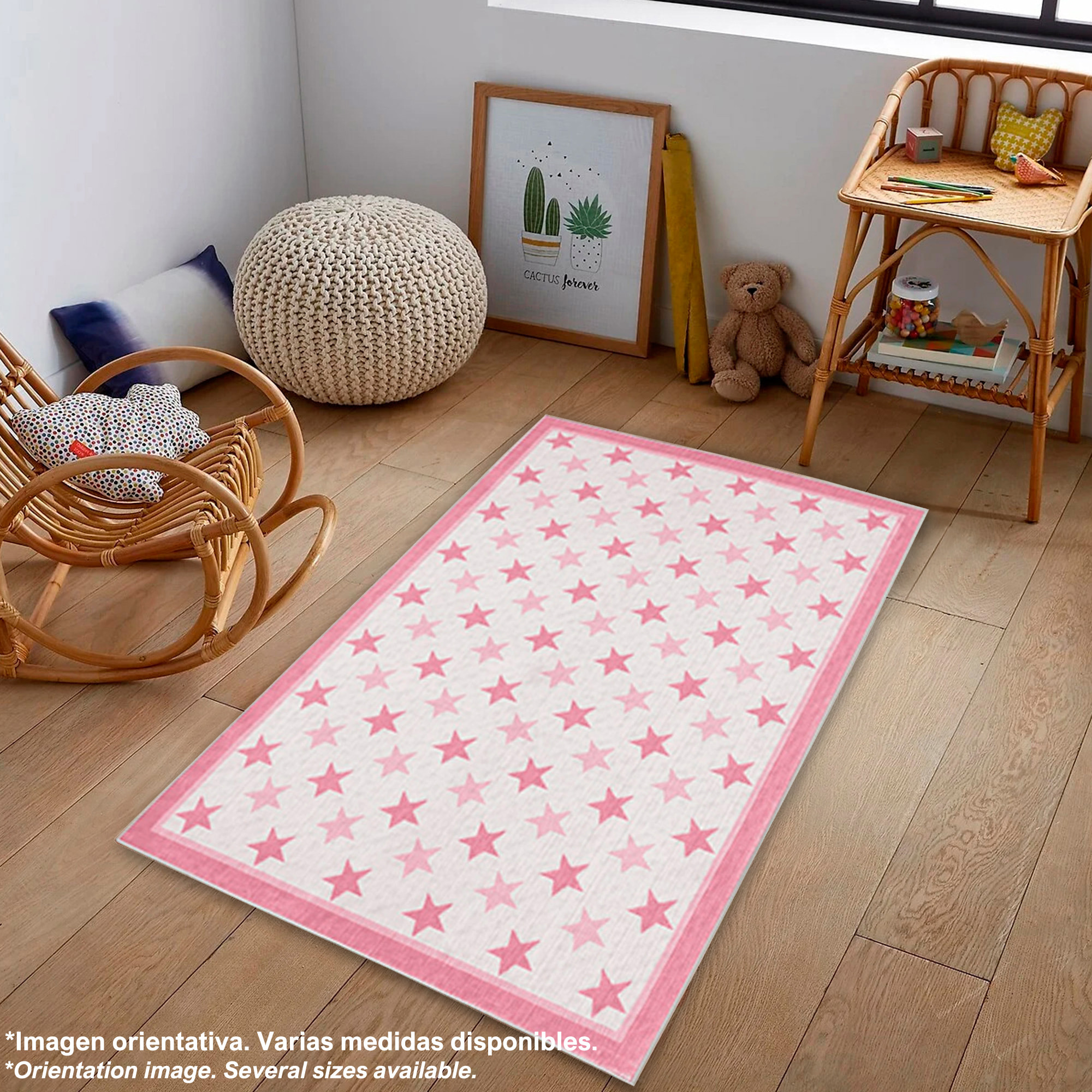 Alfombra infantil de Poliester estampada 100 x 150cm