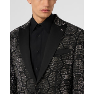 PHILIPP PLEIN Lord Fit Blazer Bling Monogram