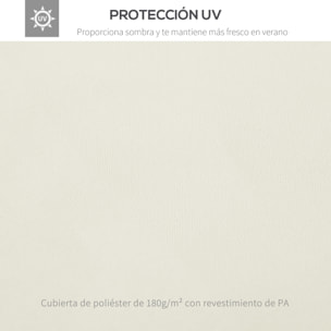 Techo de Repuesto 4x3m para Cenador Jardín Exterior Transpirable con 8 Orificios