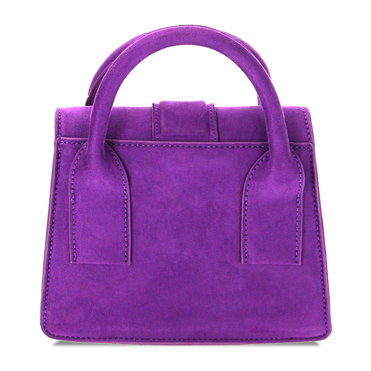 Mini-bag viola in microfibra