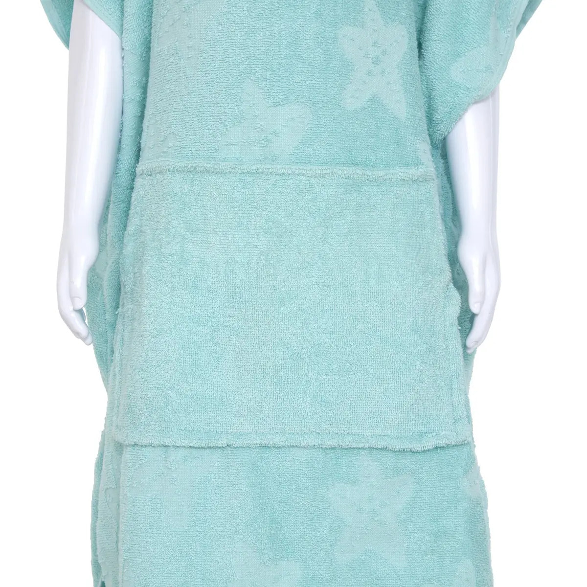 Set Cape et Gant de bain Enfant Orta 92x50 cm Bleu