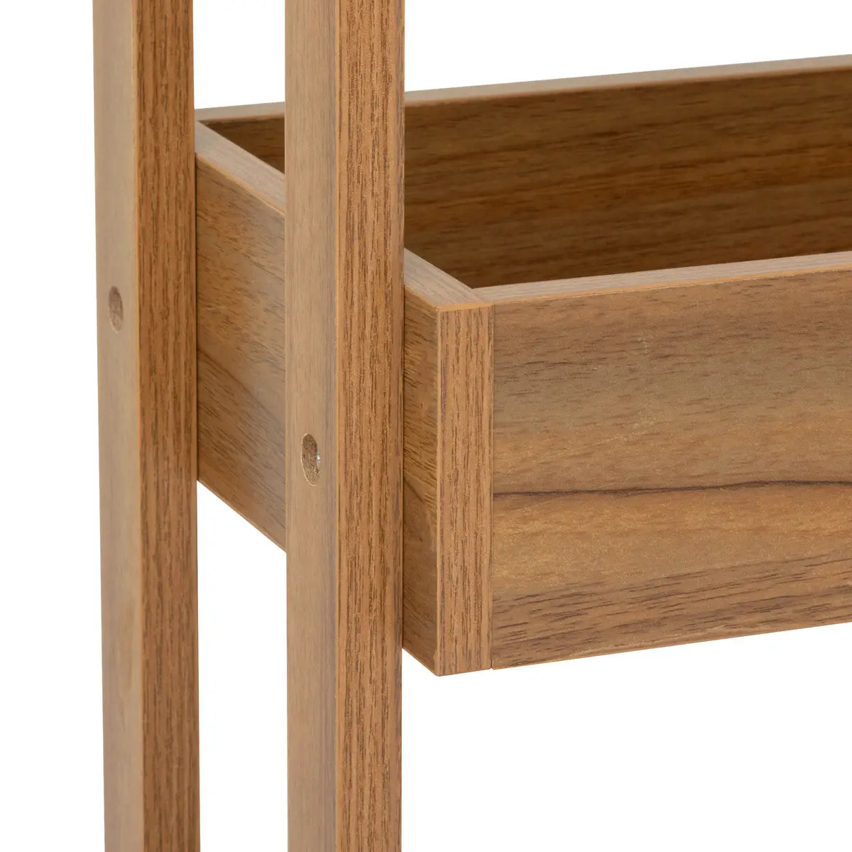 Desserte 3 niveaux Come L20cm bois et effet marbre