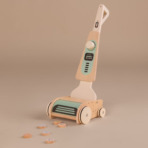 Aspiradora de madera ASPIRALOOM para niños