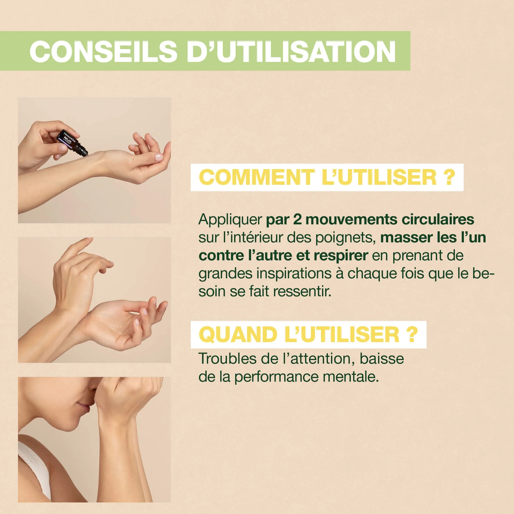 Pranarom - Roll-on Focus - Bio - 5 ml roller