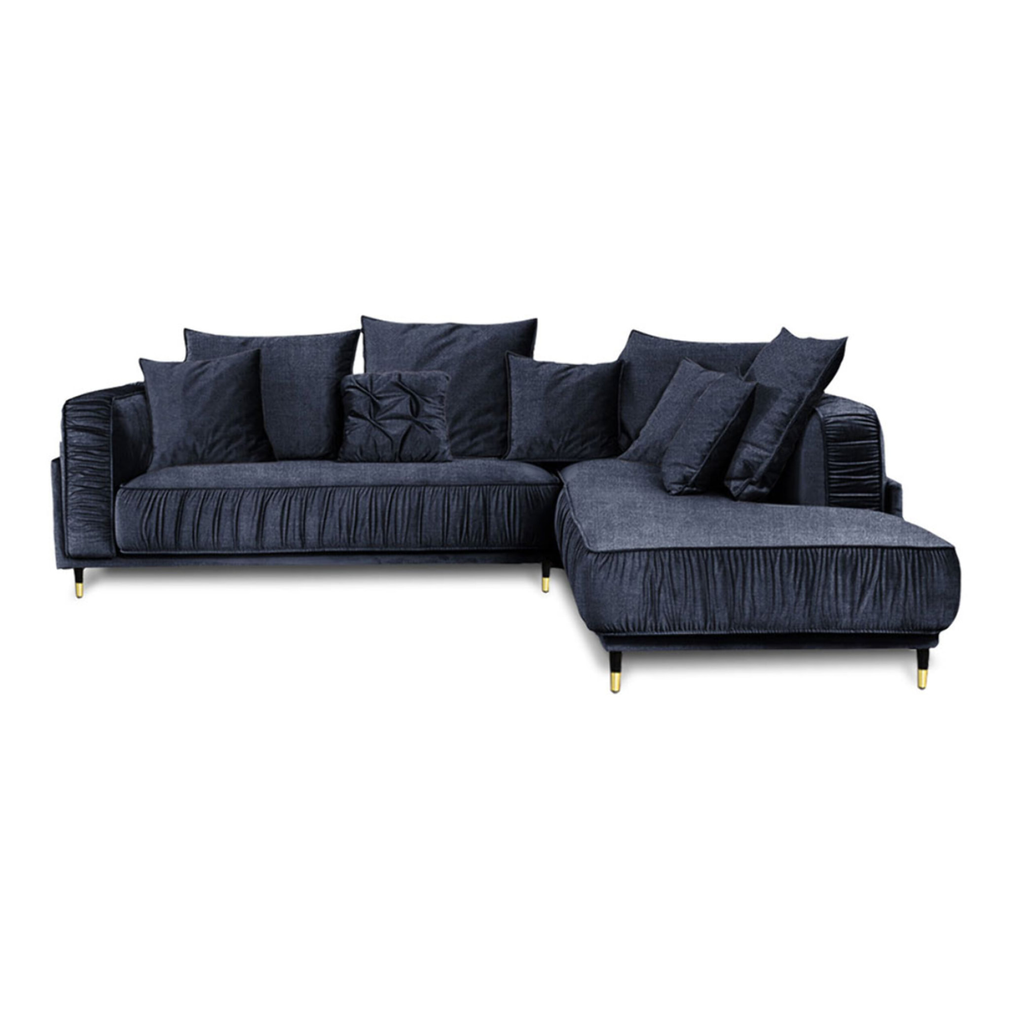 Canapé Tissu Angle droit Fiorenzo - 4 Places