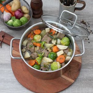 Faitout en inox 12 cm de 0,6 litre Elo Citrin