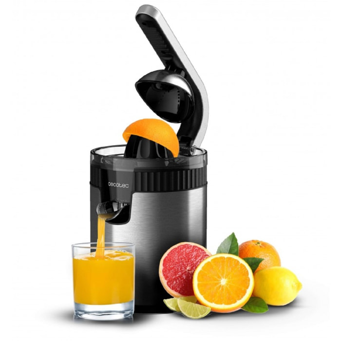 Cecotec Spremiagrumi manuale Xqueeze RetroJuice 600 Steel