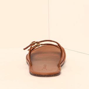 Sandalias N5684 SOFT NAPPA CUERO/ BARE SANDALS color Cuero