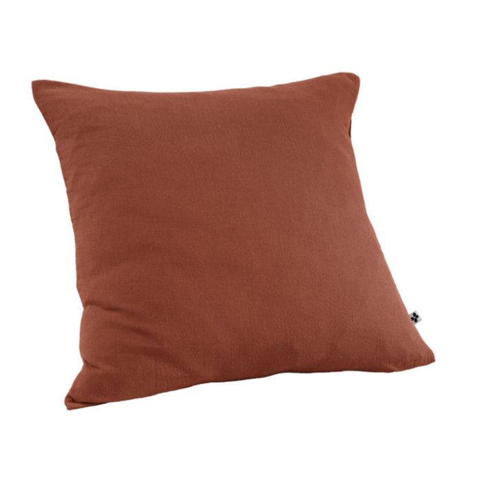 Taie d'oreiller en gaze de coton 60 x 60 cm - GAIA