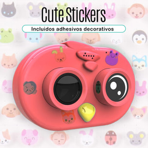 Foto e videocamera per il design di uccelli per bambini. Full HD1080 e 12 megapixel