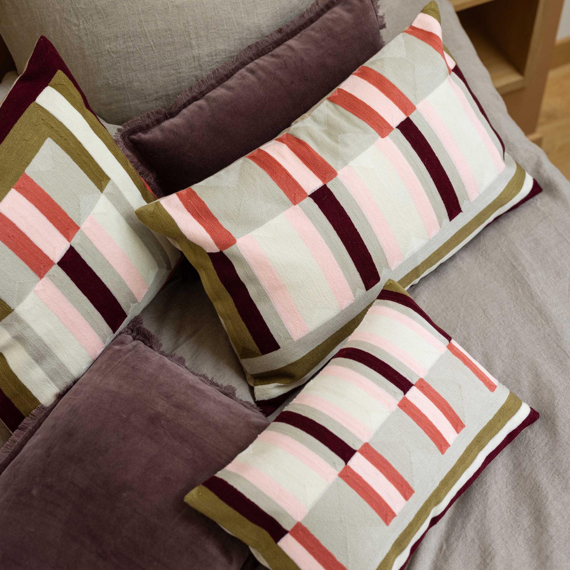 Coussin brodé Jason