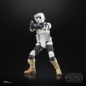 Sw Bl Roj Biker Scout Trooper Af Action Figura Hasbro