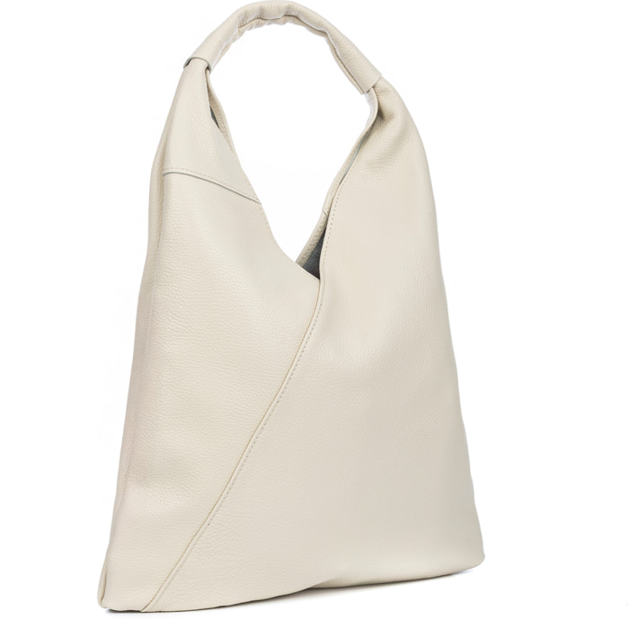 Agnana bolso shopper mujer. Piel auténtica Dollaro.