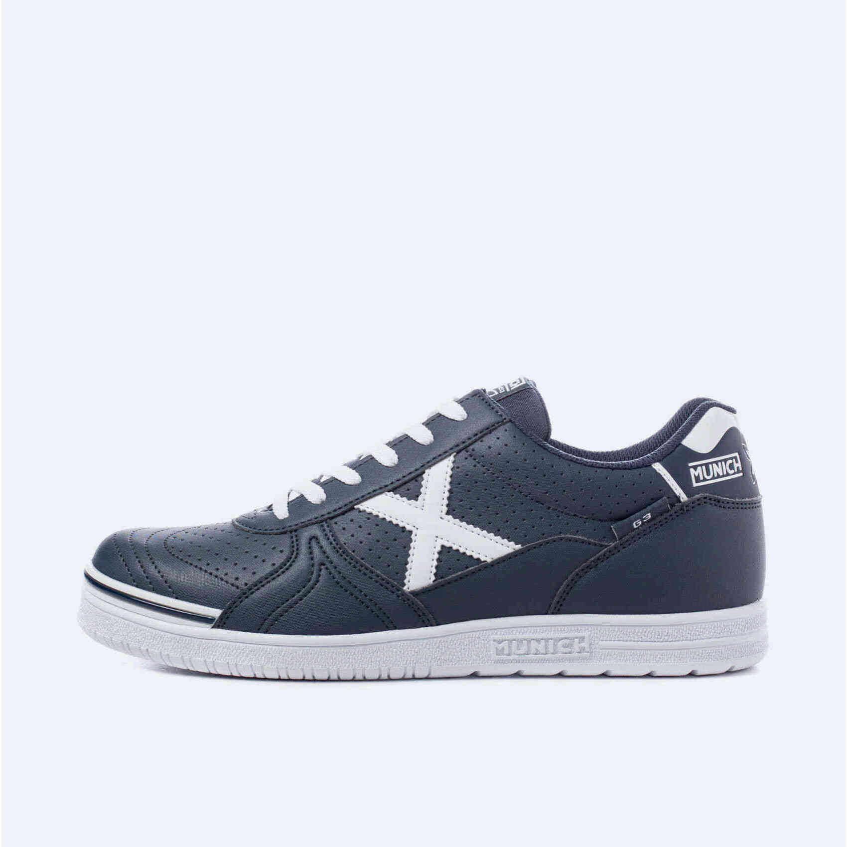 MUNICH G3 PROFIT 44 Zapatillas fútbol sala Azul Marino y Blanco