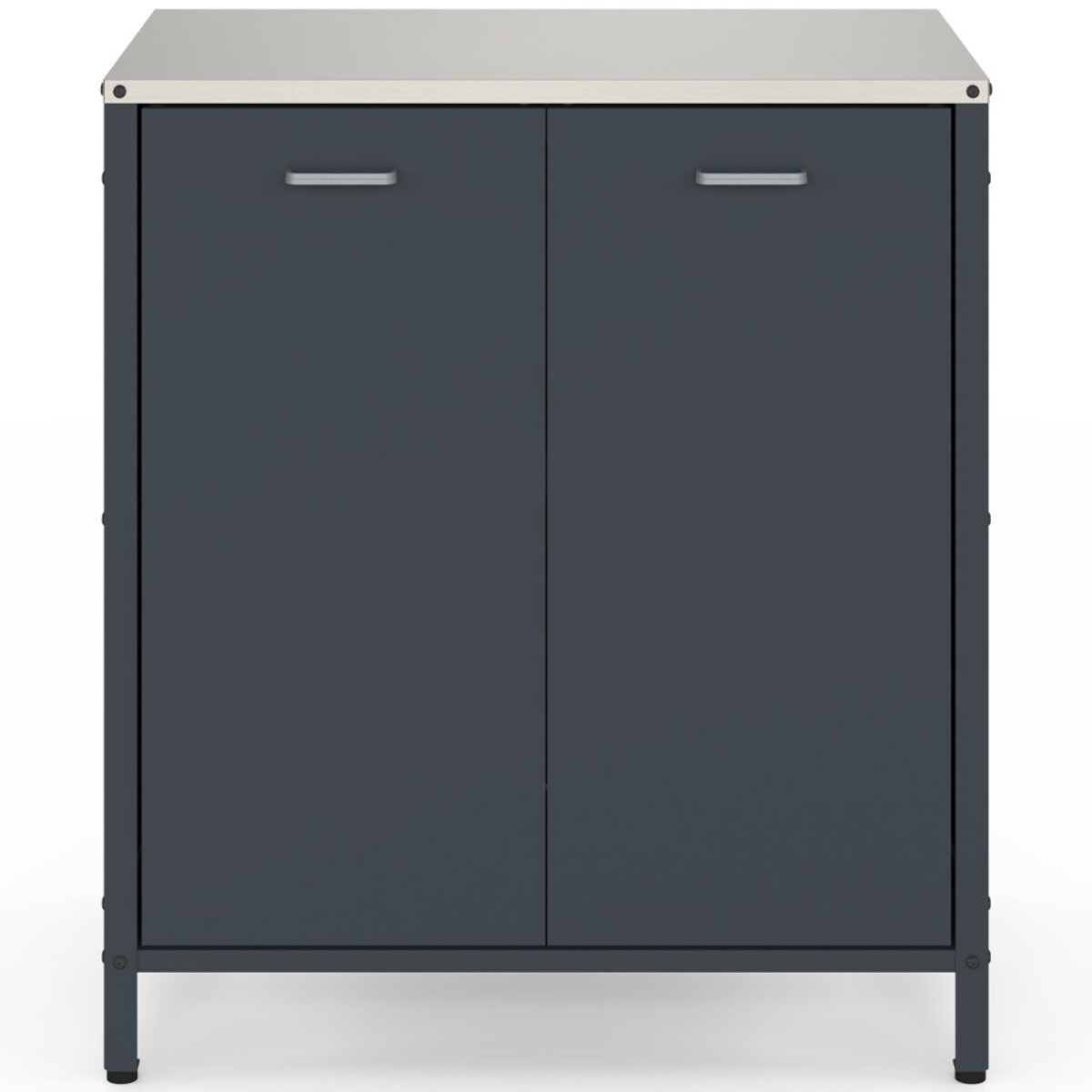 Meuble de cuisine extérieure Alméria 2 portes gris