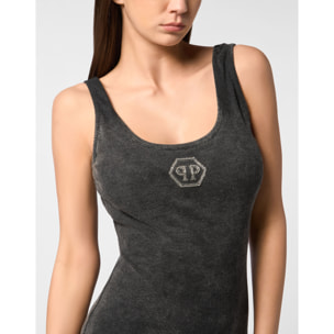 PHILIPP PLEIN Long Tank Dress HEXAGON