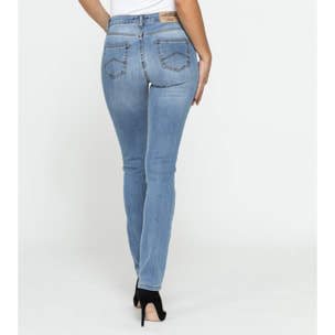 JEANS DONNA 5 tasche gamba dritta