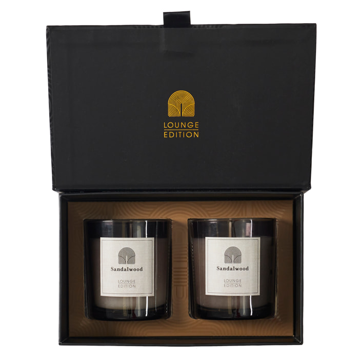 Bougie Parfumee X2 Coffret Lounge