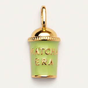 Charm Matcha Baño Oro