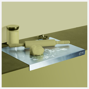 Planche à pétrir inox 50x40cm