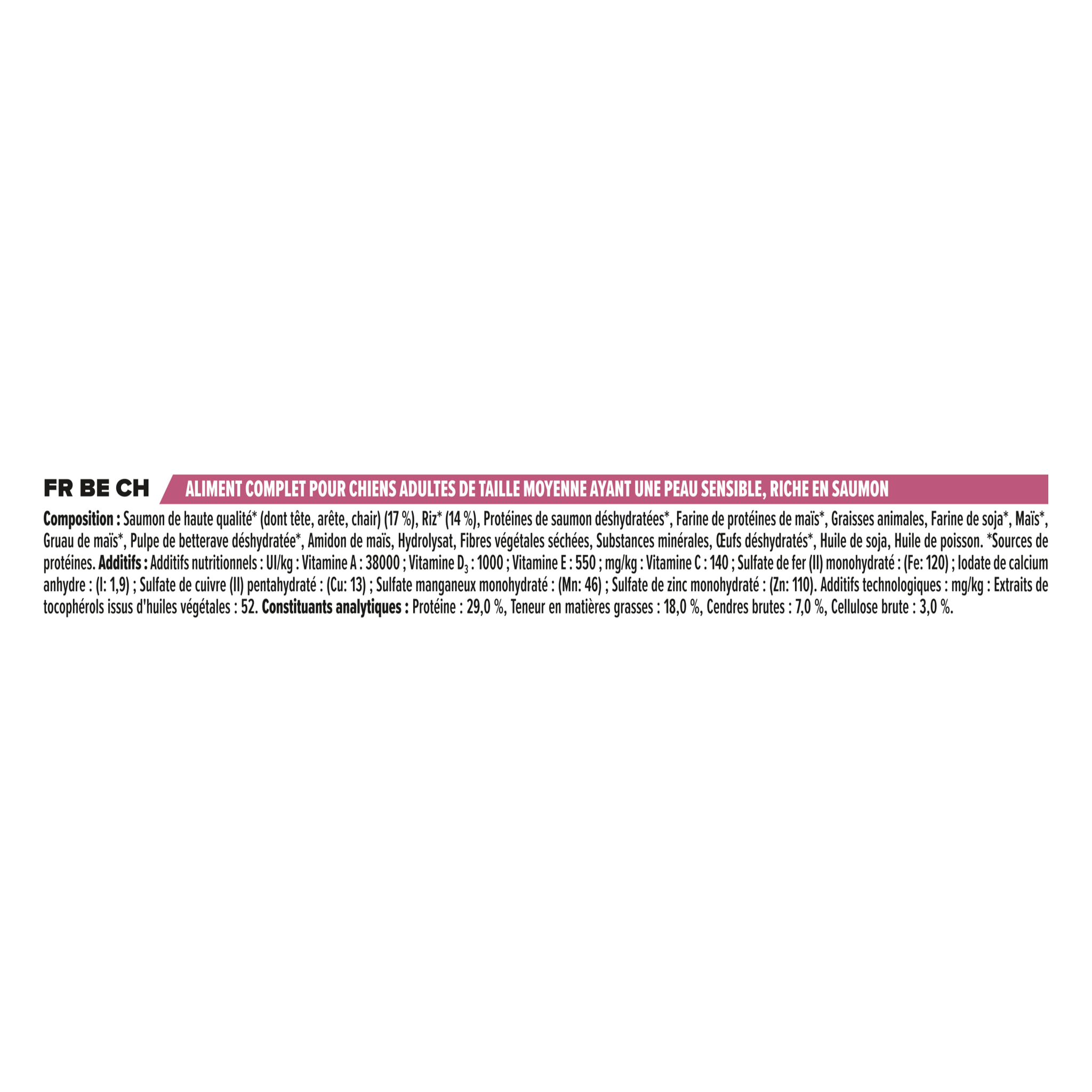 PRO PLAN Chien Medium Adult Sensitive Skin Saumon 14KG