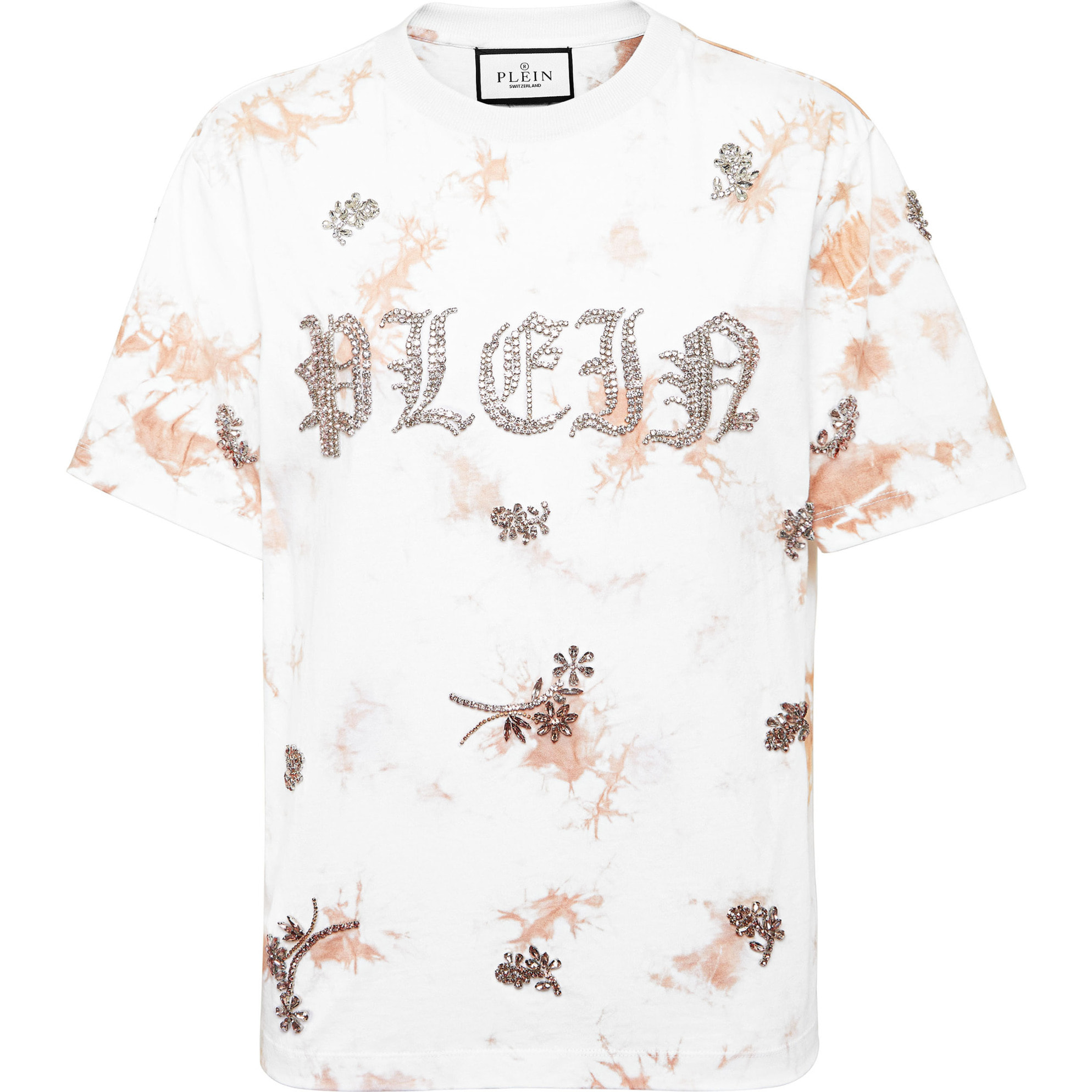 PHILIPP PLEIN Camiseta Hombre Fit FLOWERS