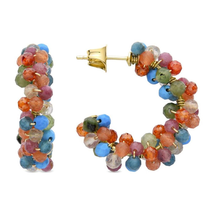 Pendientes Lux by Lux acabados oro 18k