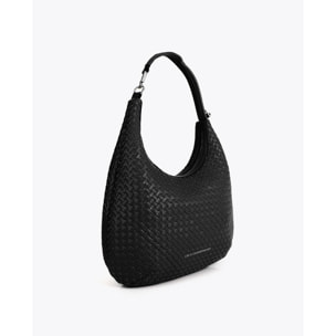 Borsa hobo intrecciata