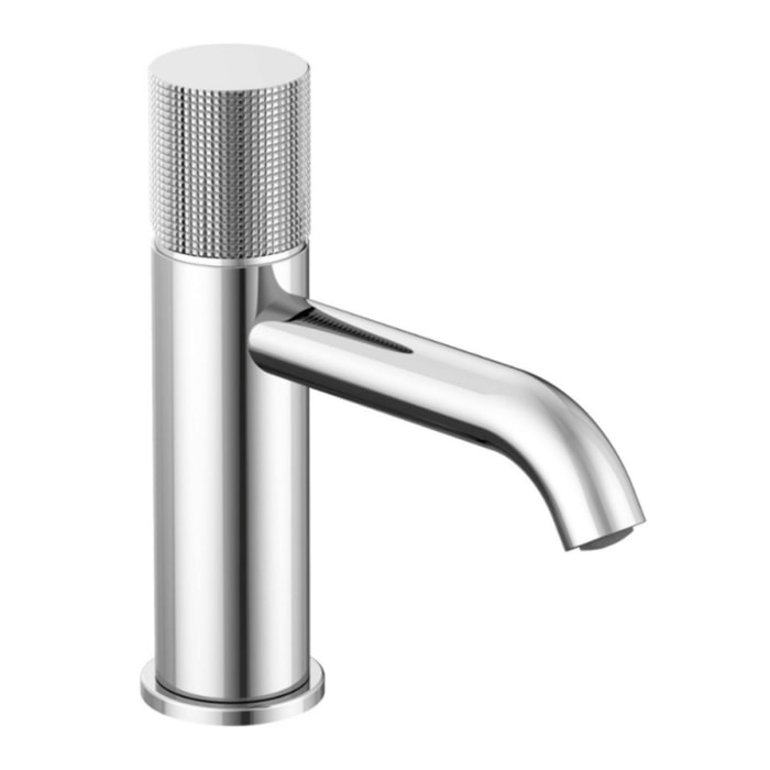 Mitigeur lavabo bec bas PAINI Jewel chromé avec vidage clic clac