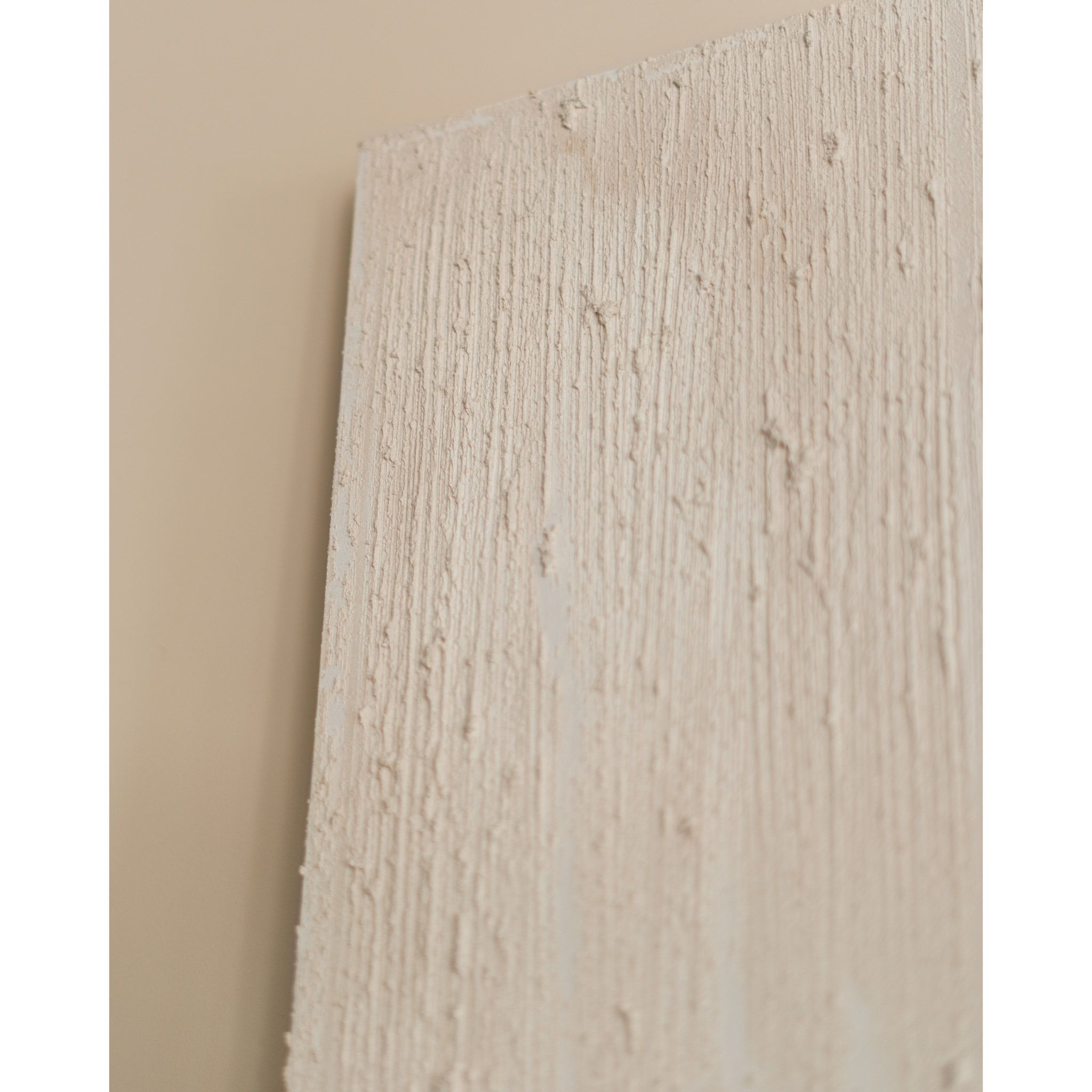 Tableau beige décoratif sur toile de coton avec cadre en bois peint à la main à la peinture à l'huile en différentes tailles