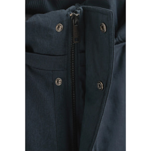 Parka Mitte azul marino con logo Polo Club