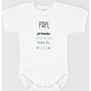 Body bebé frases manga corta hombro