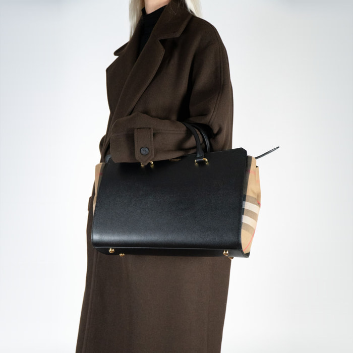 Bolso - cuero - negro