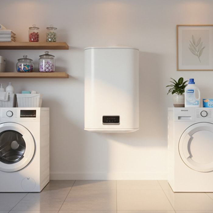 Chauffe-eau compact multi-positions - 74L 2000w
