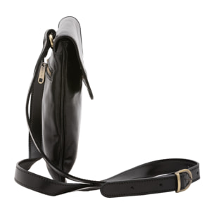 Borsa a tracolla  da uomo In Vera pelle Made in Italy 25x23x4 cm