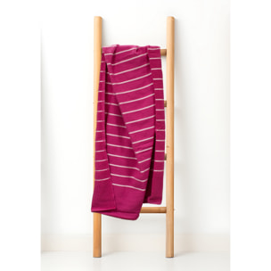 TELO MARE FUCSIA 90X170 CM IN SPUGNA DI COTONE SUPER ASSORBENTE