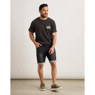 Bermuda Denim Negro - Melbourne