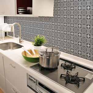 Stickers muraux - Sticker Mural Carrelage adhésif Cuisine Salle de Bain - 24 STICKERS CARRELAGES AZULEJOS MARTINIA